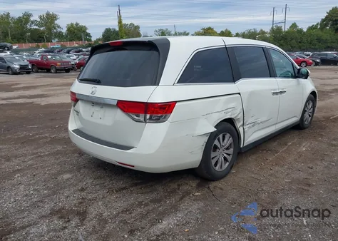 2015 Honda Odyssey Ex-L из США, поврежденный, VIN 5FNRL5H61FB021700
